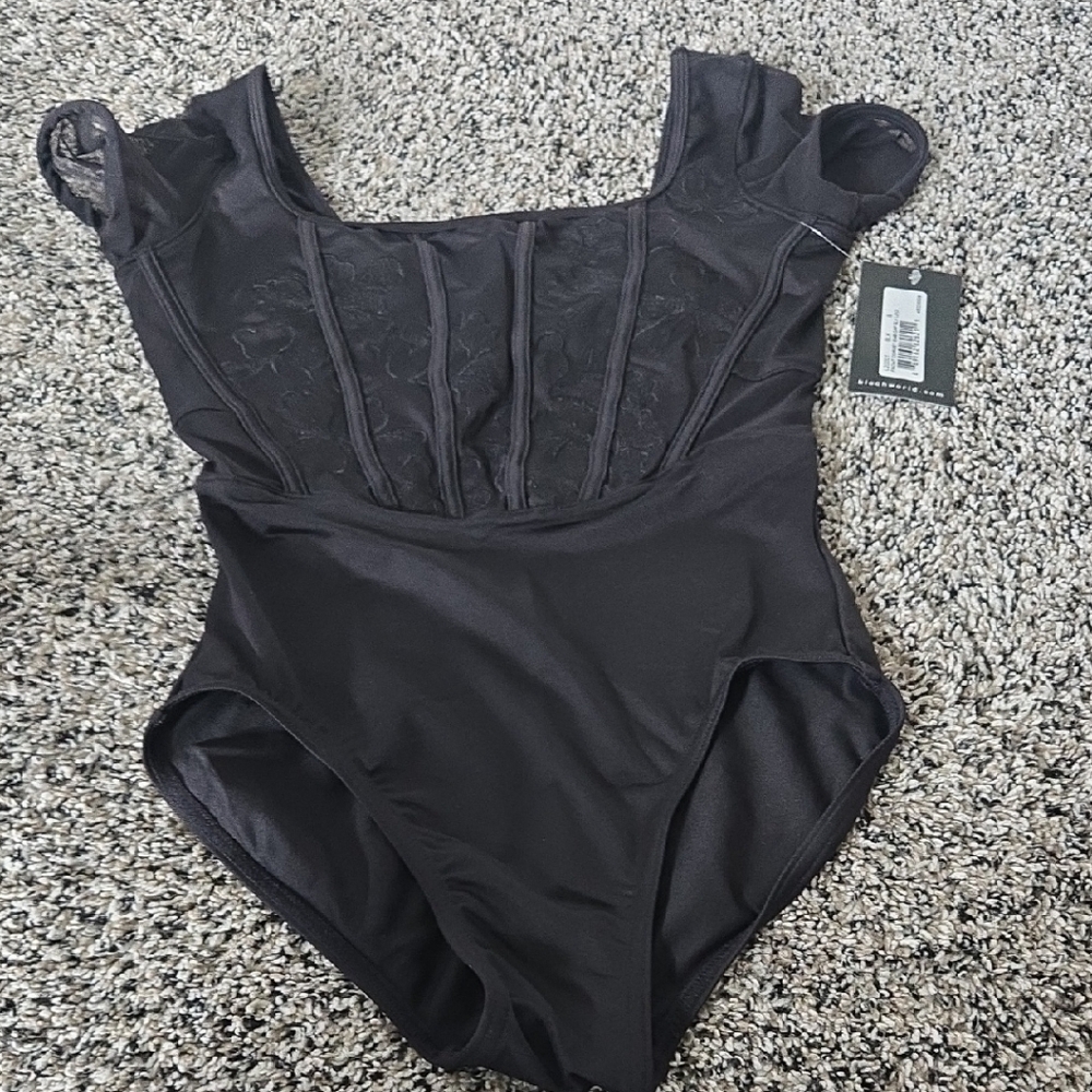 Bloch Black Floral Leotard